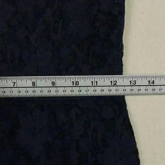 Garage navy blue ladies sleeveless scoop neck dress MEDIUM - Picture 9 of 12